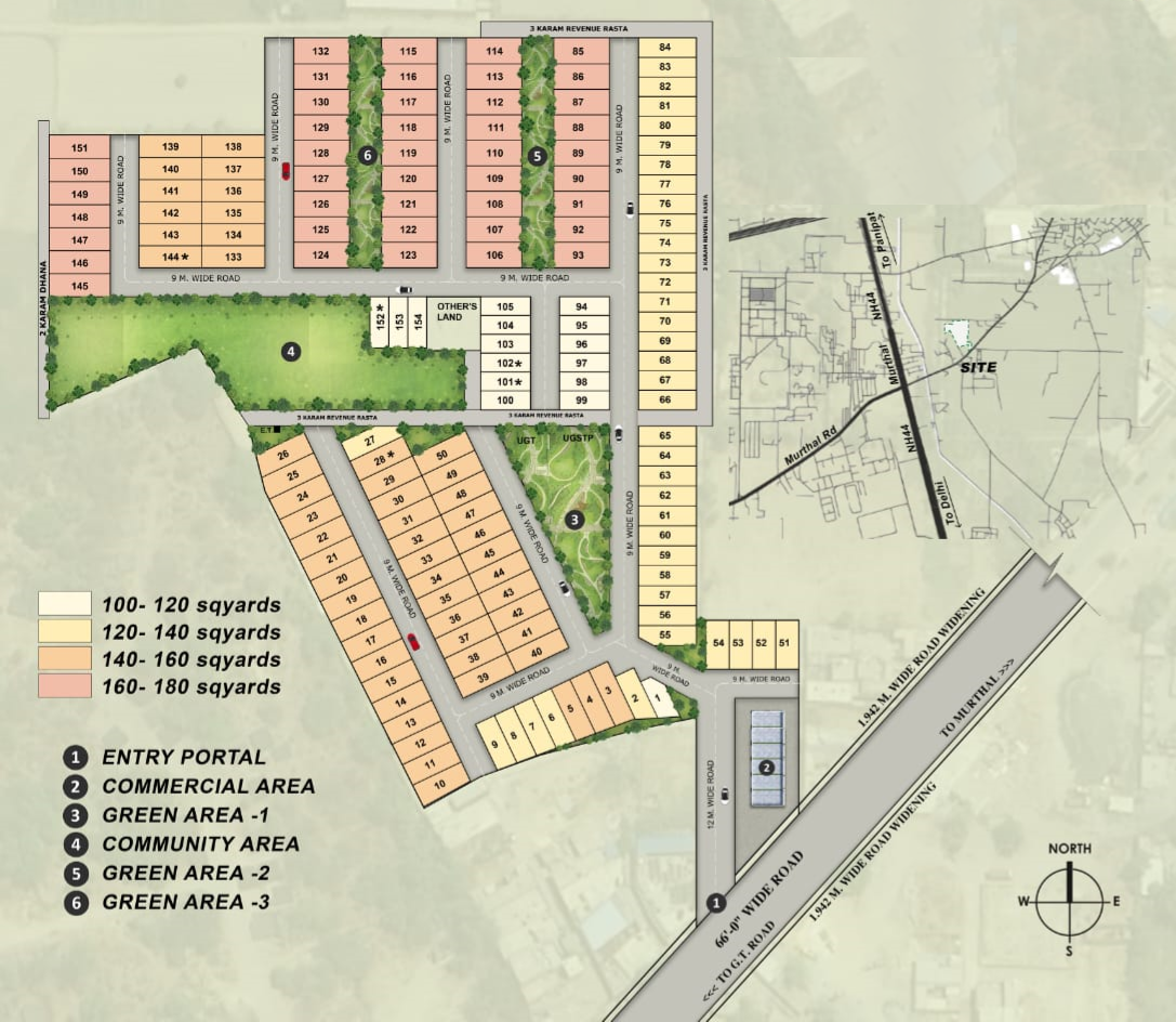 Project Plan of Deen Dayal Affordable Plots